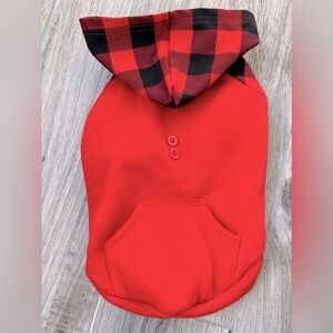 Frienperro Buffalo Plaid Dog Hoodie